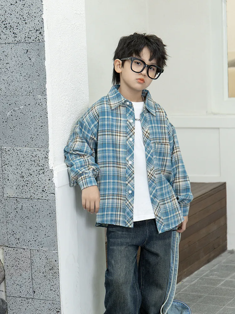 【100-170cm】着回し力抜群  ファッション  おしゃれ  カッコイイ  男の子 トップス シャツ