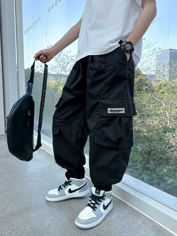【120-170cm】特別なデザイン 定番 ファッション  合わせやすい  クール カジュアル 男の子 パンツ