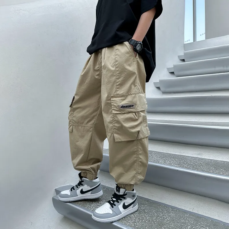 【120-170cm】特別なデザイン 定番 ファッション  合わせやすい  クール カジュアル 男の子 パンツ