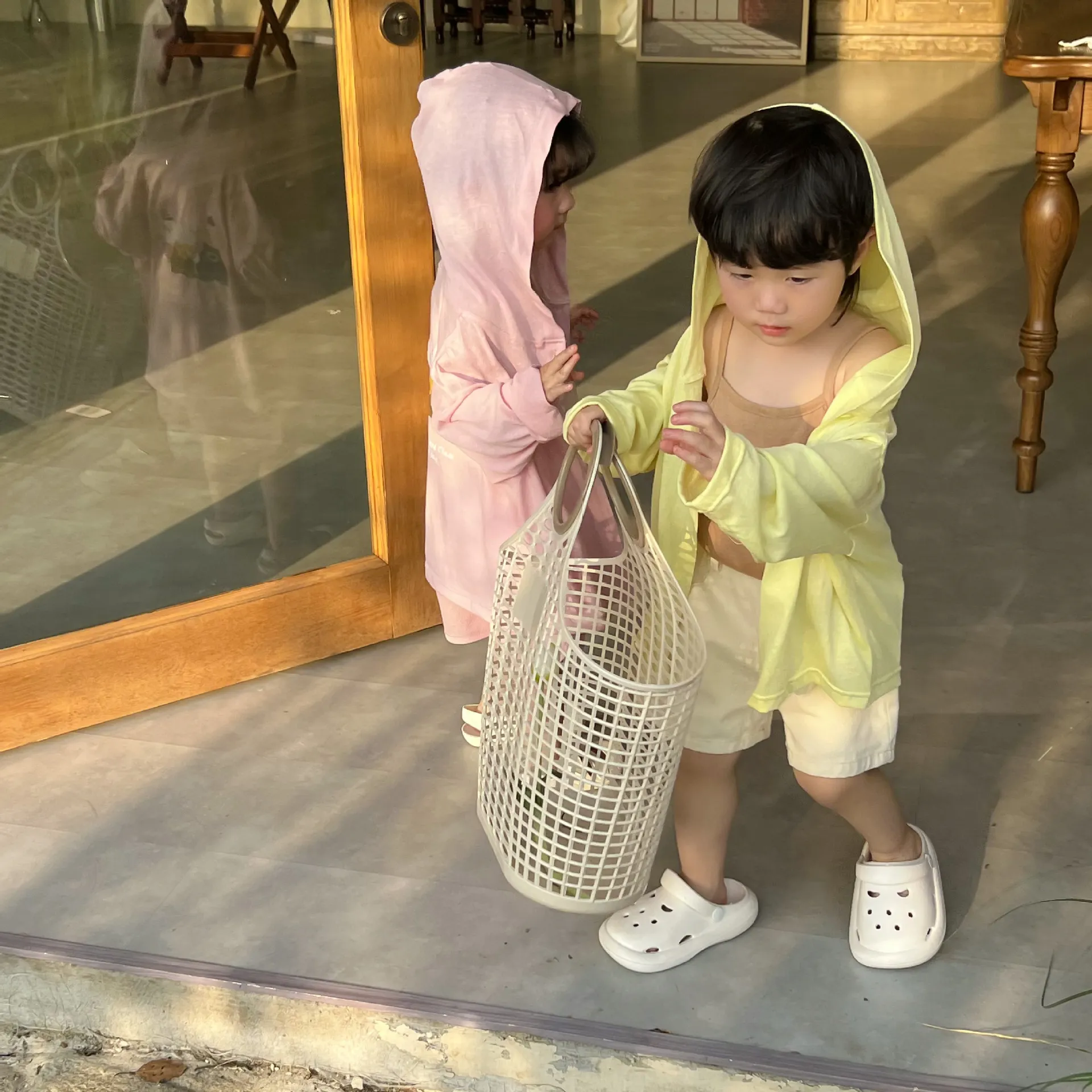 【90-140cm】超人気商品 かわいい 着やすい UVカット フード付き アウター