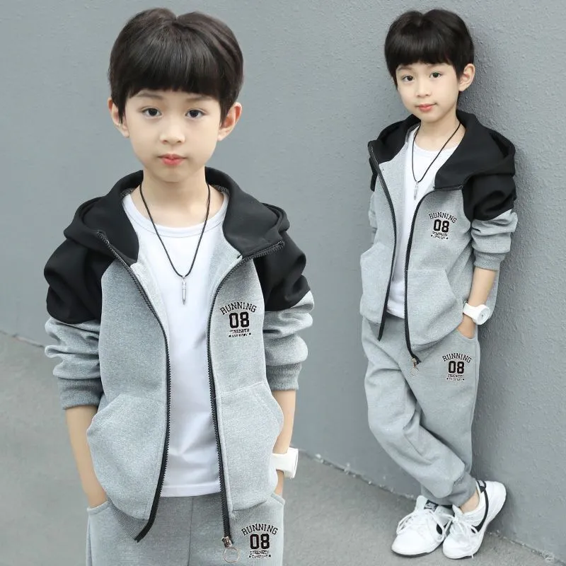 【120-160cm】二点セット 合わせやすい かっこいい ファッション 男の子 セットアップ