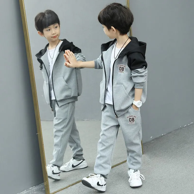 【120-160cm】二点セット 合わせやすい かっこいい ファッション 男の子 セットアップ