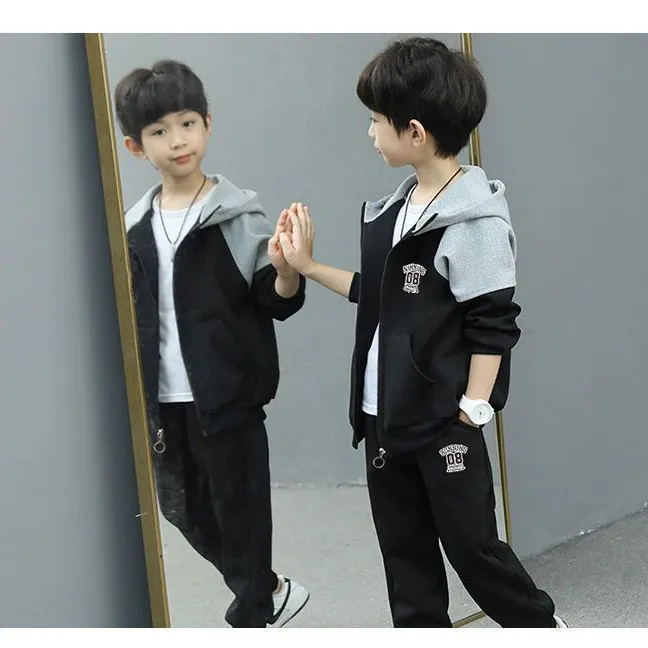 【120-160cm】二点セット 合わせやすい かっこいい ファッション 男の子 セットアップ