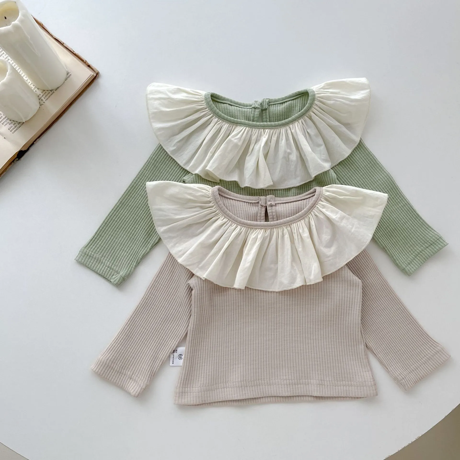 【66-100cm】人気上昇中 シンプル 着心地良い 合わせやすい オシャレ 可愛い 長袖 Tシャツ