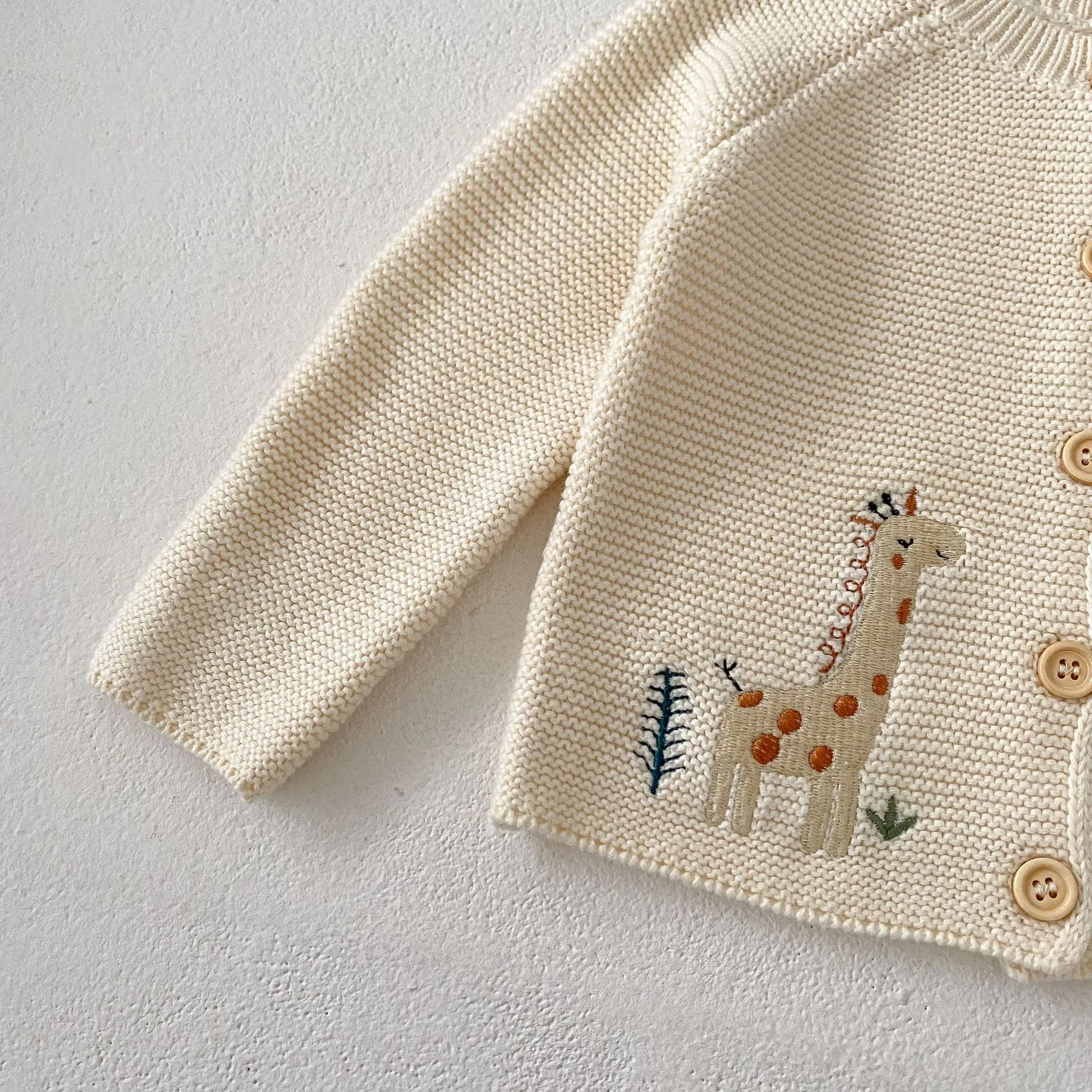 【66-100cm】可愛い ジュニア 子ども セーター カーディガン オシャレ 前開き ベビー 赤ちゃん