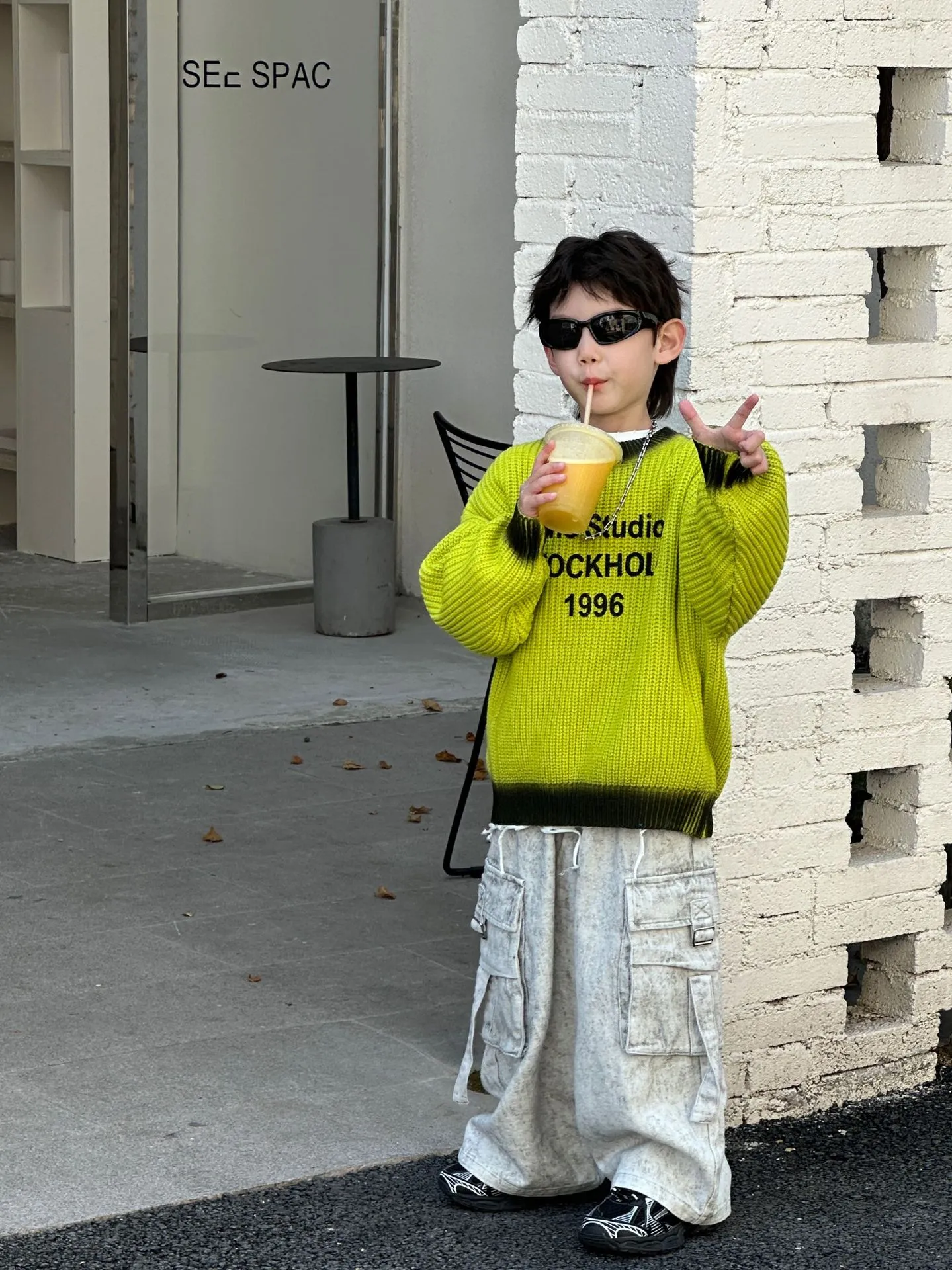 【90-150cm】 ファッショ ボーイズ おしゃれ キッズセーター 長袖 トップス 男の子
