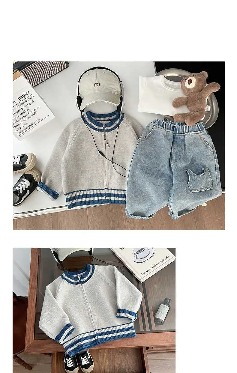 【66-100cm】 ファッション カジュアル かわいい 動きやすい ニット セーター/ズボン