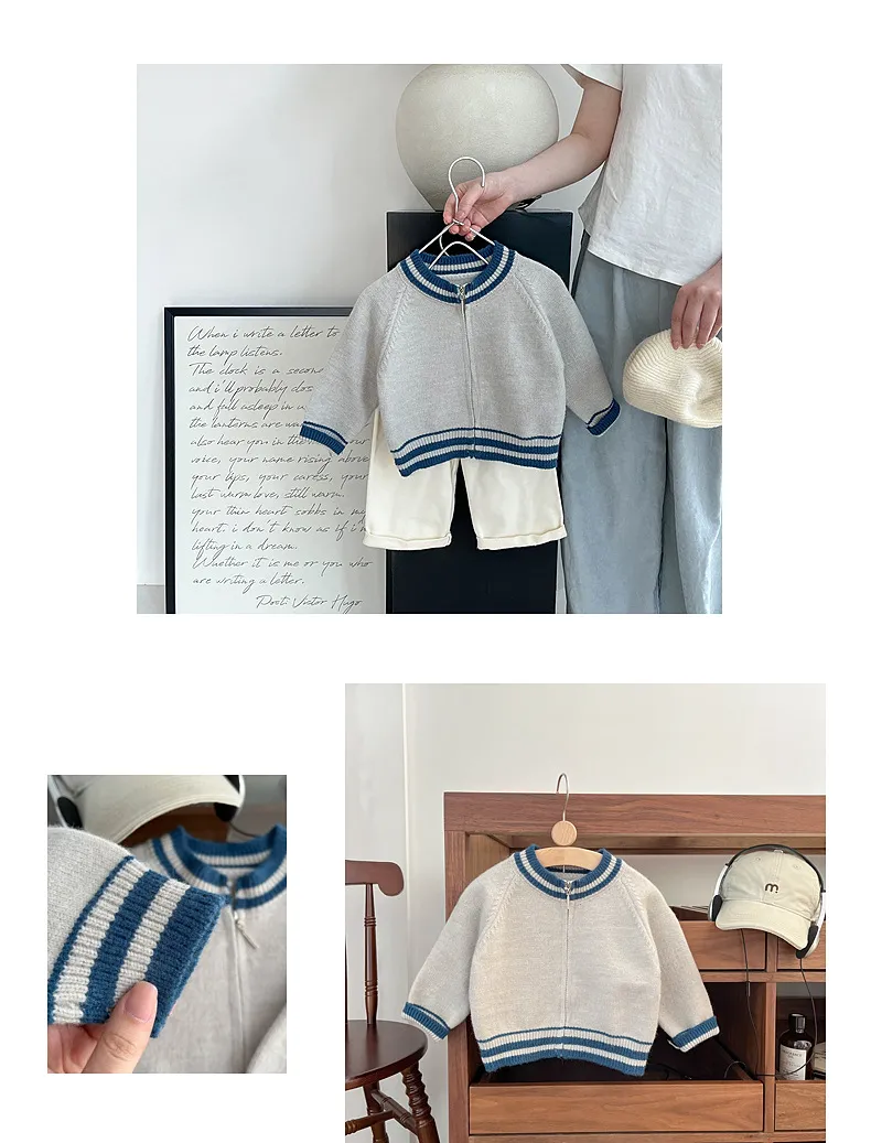 【66-100cm】 ファッション カジュアル かわいい 動きやすい  ニット セーター/ズボン