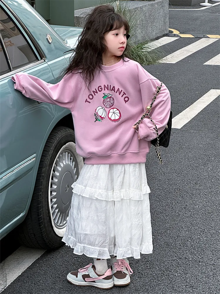 【120-170cm】人気商品 売れ筋  合わせやすい  ins風  カジュアル  カートゥーン  女の子  トレーナー
