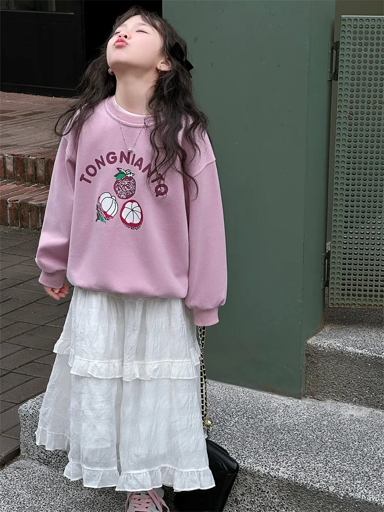 【120-170cm】人気商品 売れ筋  合わせやすい  ins風  カジュアル  カートゥーン  女の子  トレーナー