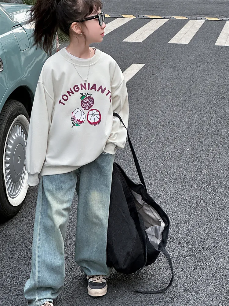 【120-170cm】人気商品 売れ筋  合わせやすい  ins風  カジュアル  カートゥーン  女の子  トレーナー