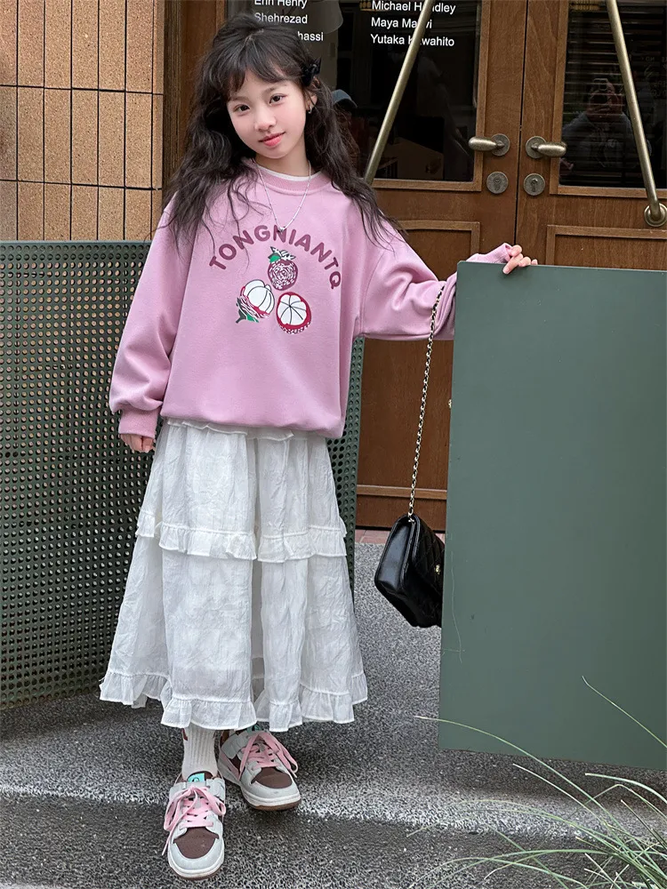 【120-170cm】人気商品 売れ筋  合わせやすい  ins風  カジュアル  カートゥーン  女の子  トレーナー