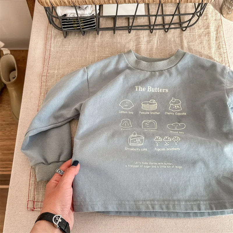 【80-130cm】売れ筋  合わせやすい カジュアル アルファベット カートゥーン 可愛い  女の子 長袖 Ｔシャツ