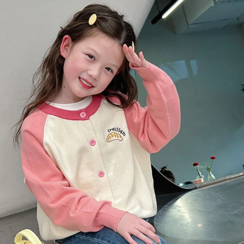 【90-140cm】可愛い おしゃれ 子供服 長袖 アウター スタジャン 通園 通学  女の子