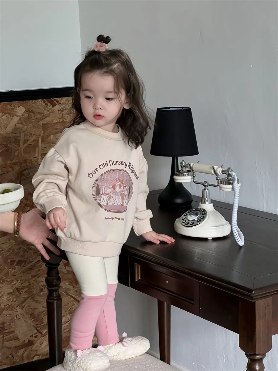 【73-100cm】人気上昇中 可愛い 合わせやすい カートゥーン 単品注文 トレーナー/レギンス