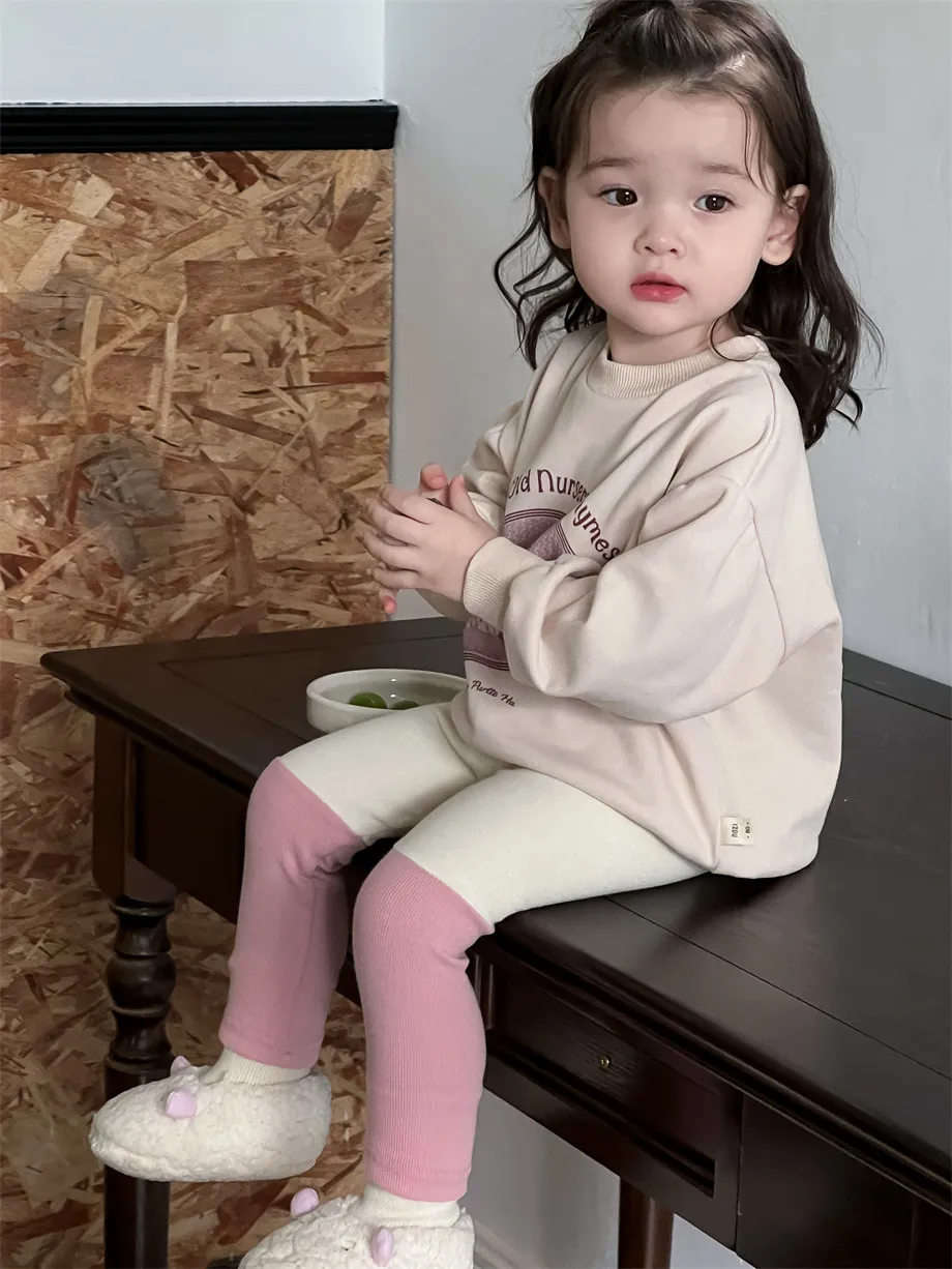 【73-100cm】人気上昇中 可愛い 合わせやすい カートゥーン 単品注文 トレーナー/レギンス