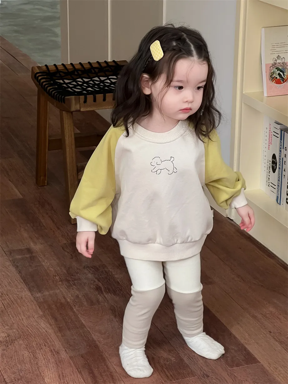 【73-100cm】人気上昇中 可愛い 合わせやすい カートゥーン 単品注文 トレーナー/レギンス