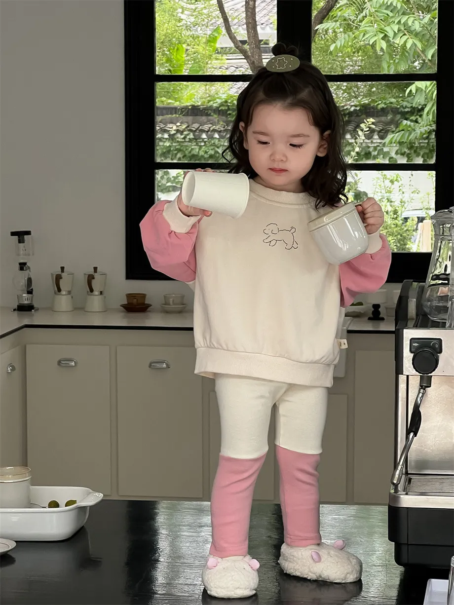 【73-100cm】人気上昇中 可愛い 合わせやすい カートゥーン 単品注文 トレーナー/レギンス