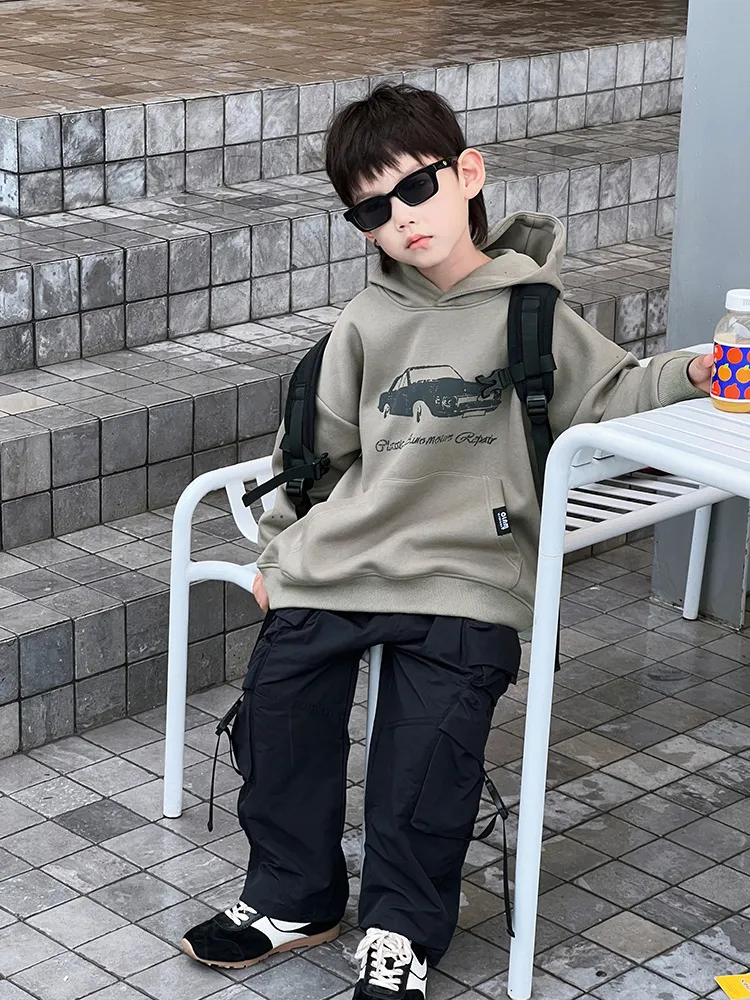 【100-150cm】大人気 毎日着たくなる ファッション カートゥーン 合わせやすい 男の子 パーカー