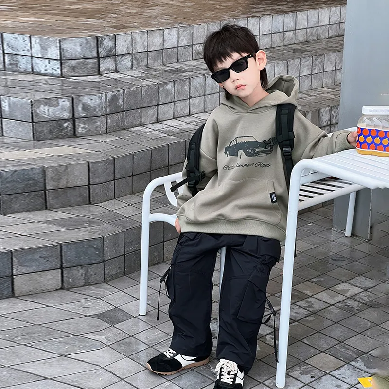 【100-150cm】大人気 毎日着たくなる ファッション カートゥーン 合わせやすい 男の子 パーカー