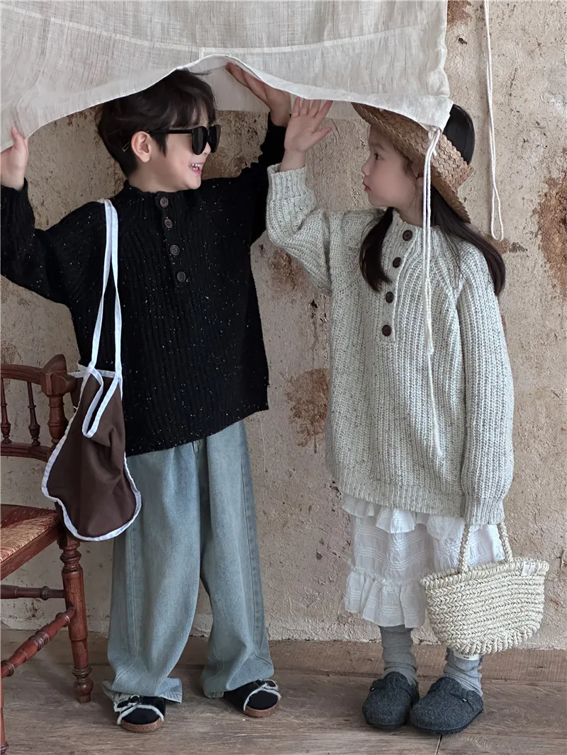 【90-140cm】人気商品 毎日着たくなる ファッション シンプル 合わせやすい セーター