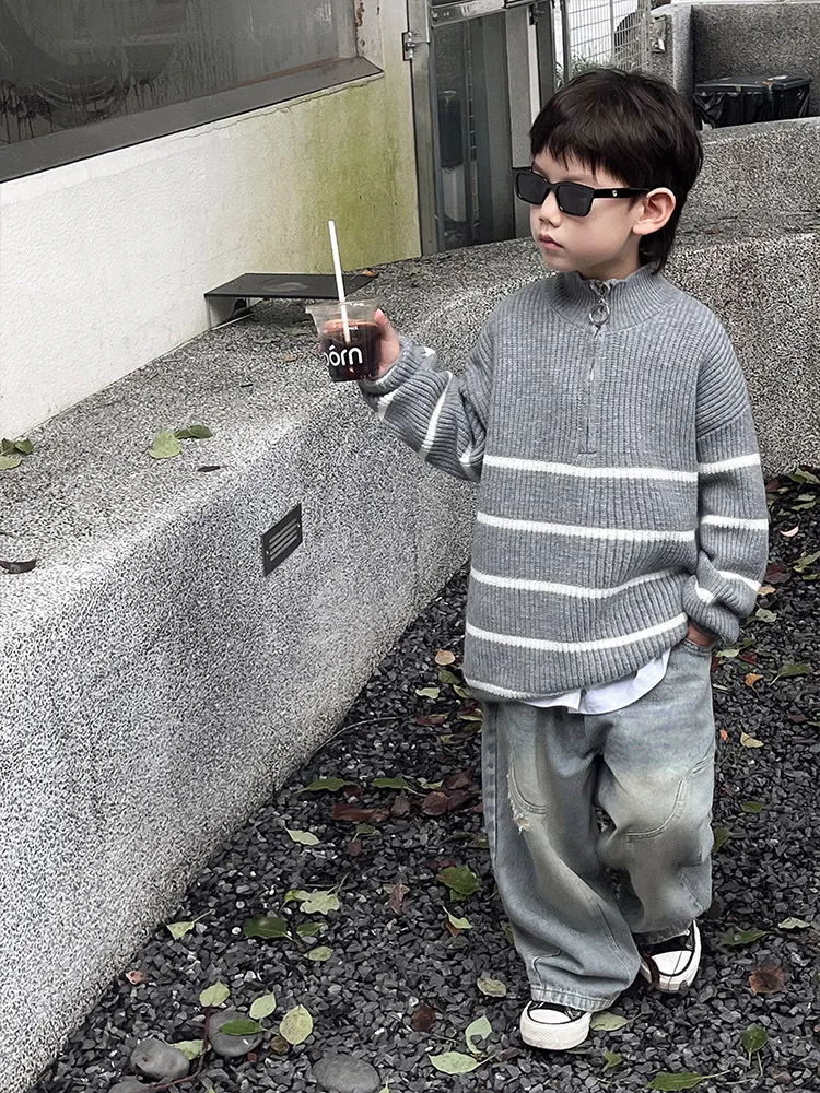 【110-160cm】人気商品 特別なデザイン 毎日着たくなる おしゃれ 合わせやすい セーター
