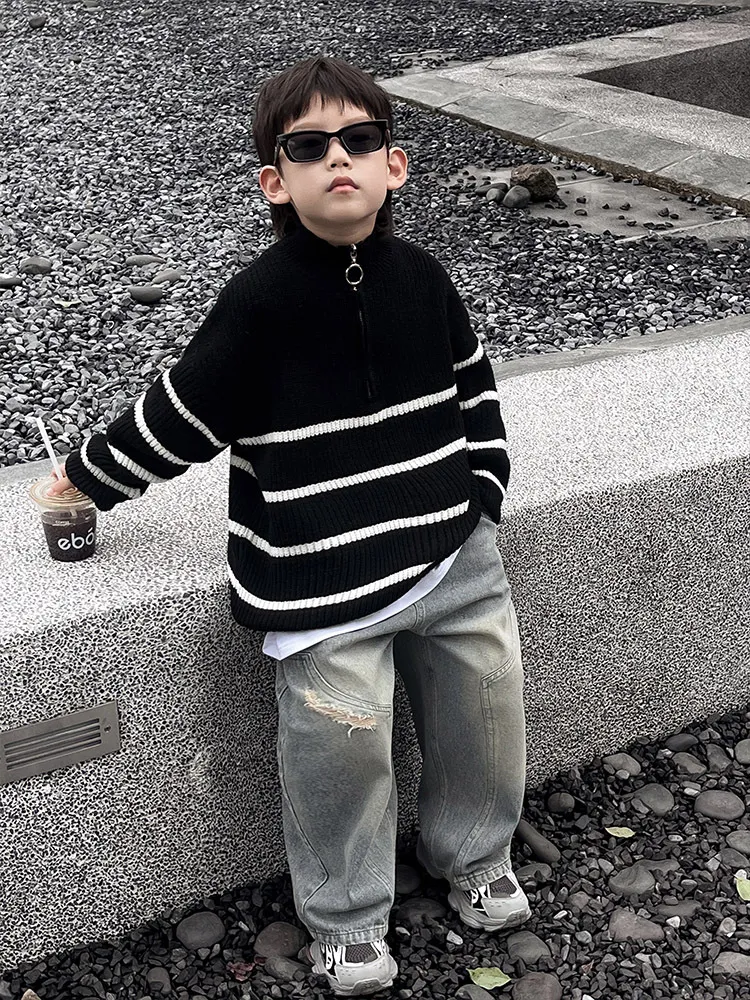 【110-160cm】人気商品 特別なデザイン 毎日着たくなる おしゃれ 合わせやすい セーター