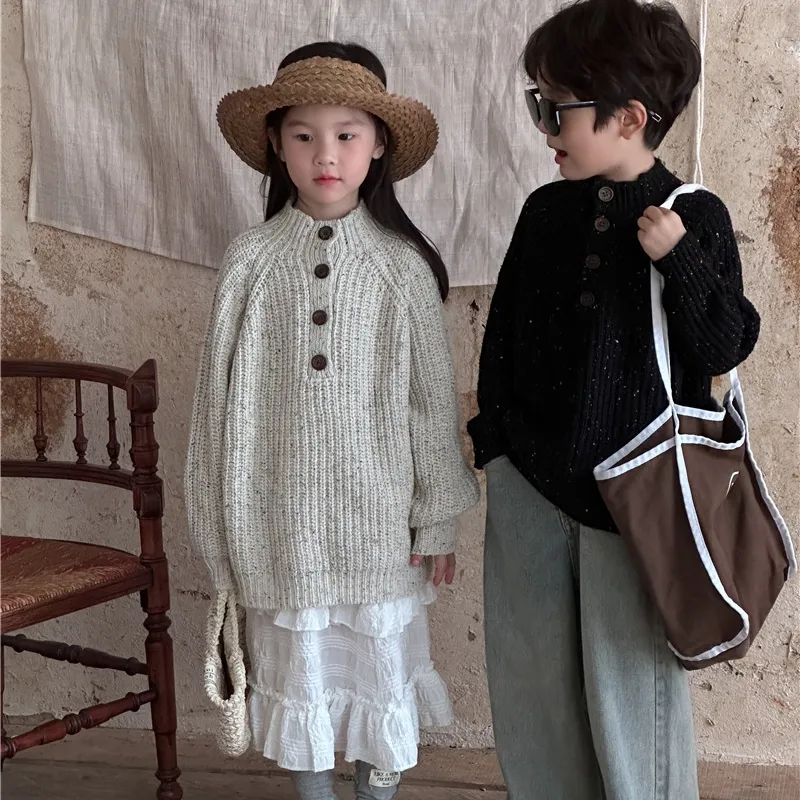 【90-140cm】人気商品 毎日着たくなる ファッション シンプル 合わせやすい セーター