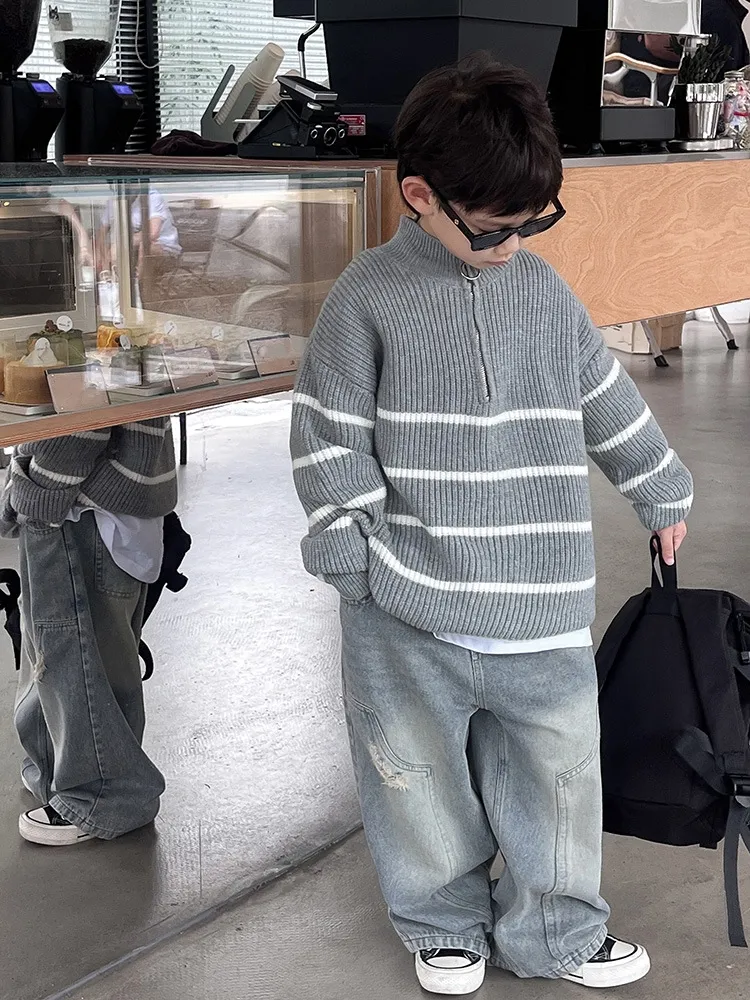 【110-160cm】人気商品 特別なデザイン 毎日着たくなる おしゃれ 合わせやすい セーター