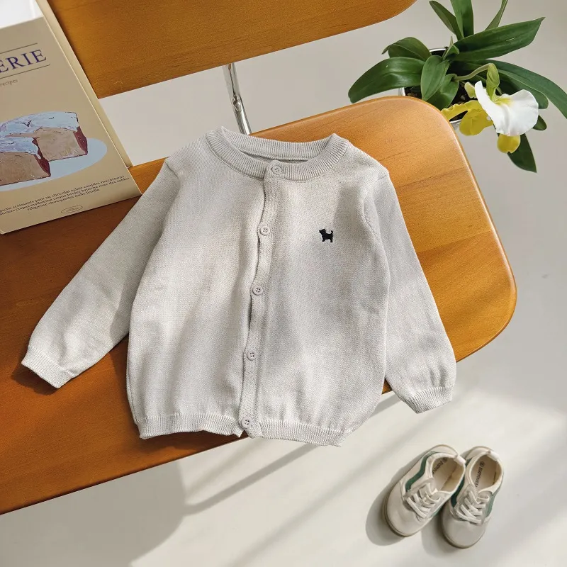 【90-160cm】人気商品 シンプル  定番  合わせやすい  日常  無地  多色選べる  男の子 女の子  カーディガン