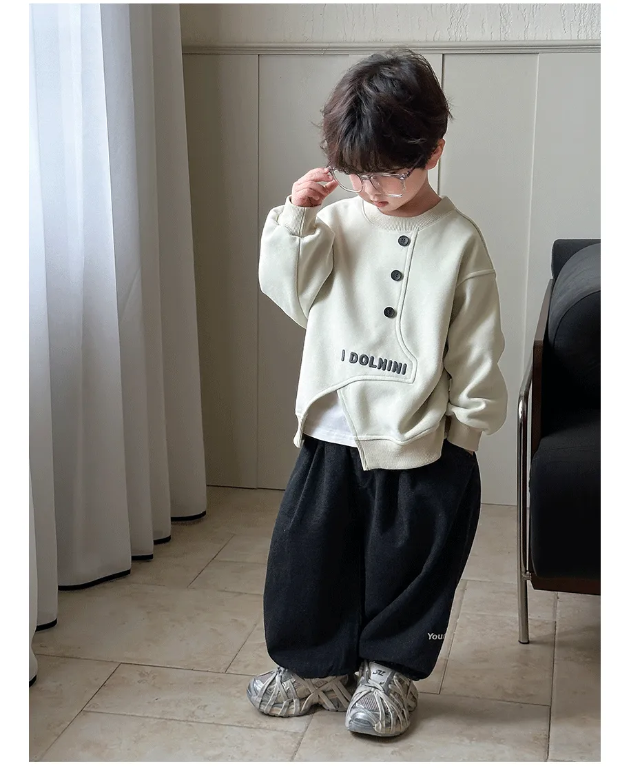 【90-150cm】存在感アップ 特別なデザイン カッコイイ おしゃれ カジュアル 男の子 トレーナー