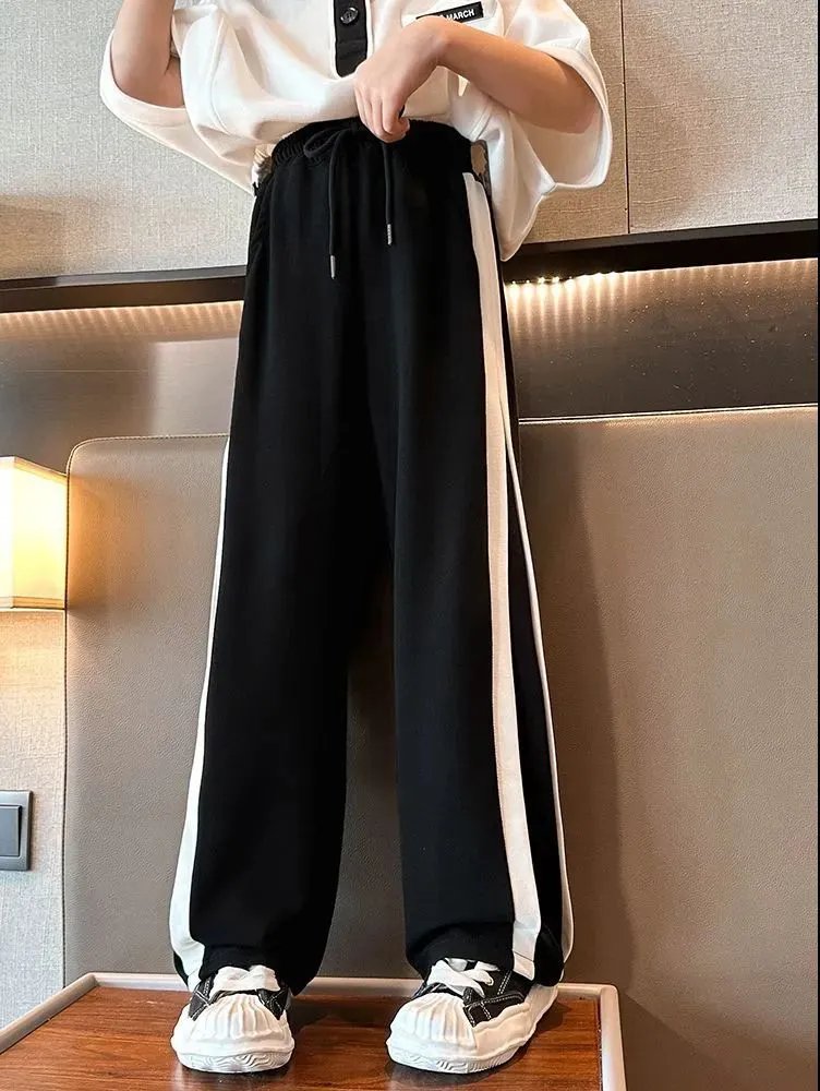 【120-170cm】人気商品 売れ筋 合わせやすい ファッション 定番 カジュアル 女の子 ワイドパンツ