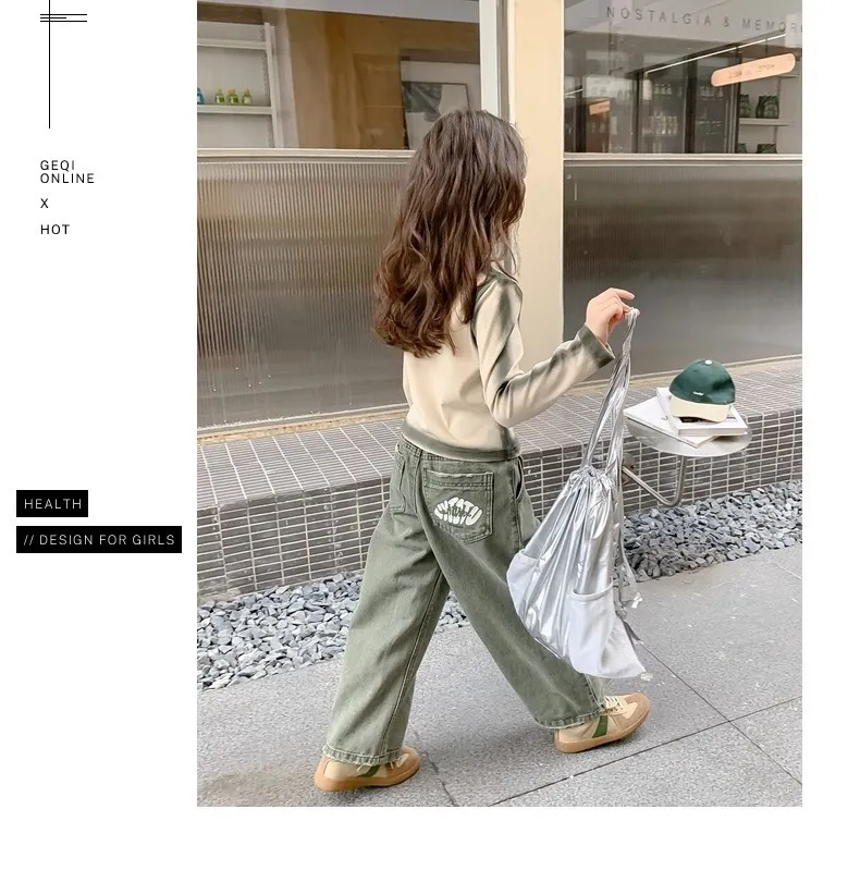 【90-150cm】カジュアル 英字プリントTシャツ トップス 長袖 通園 通学 長袖Tシャツ 子供服