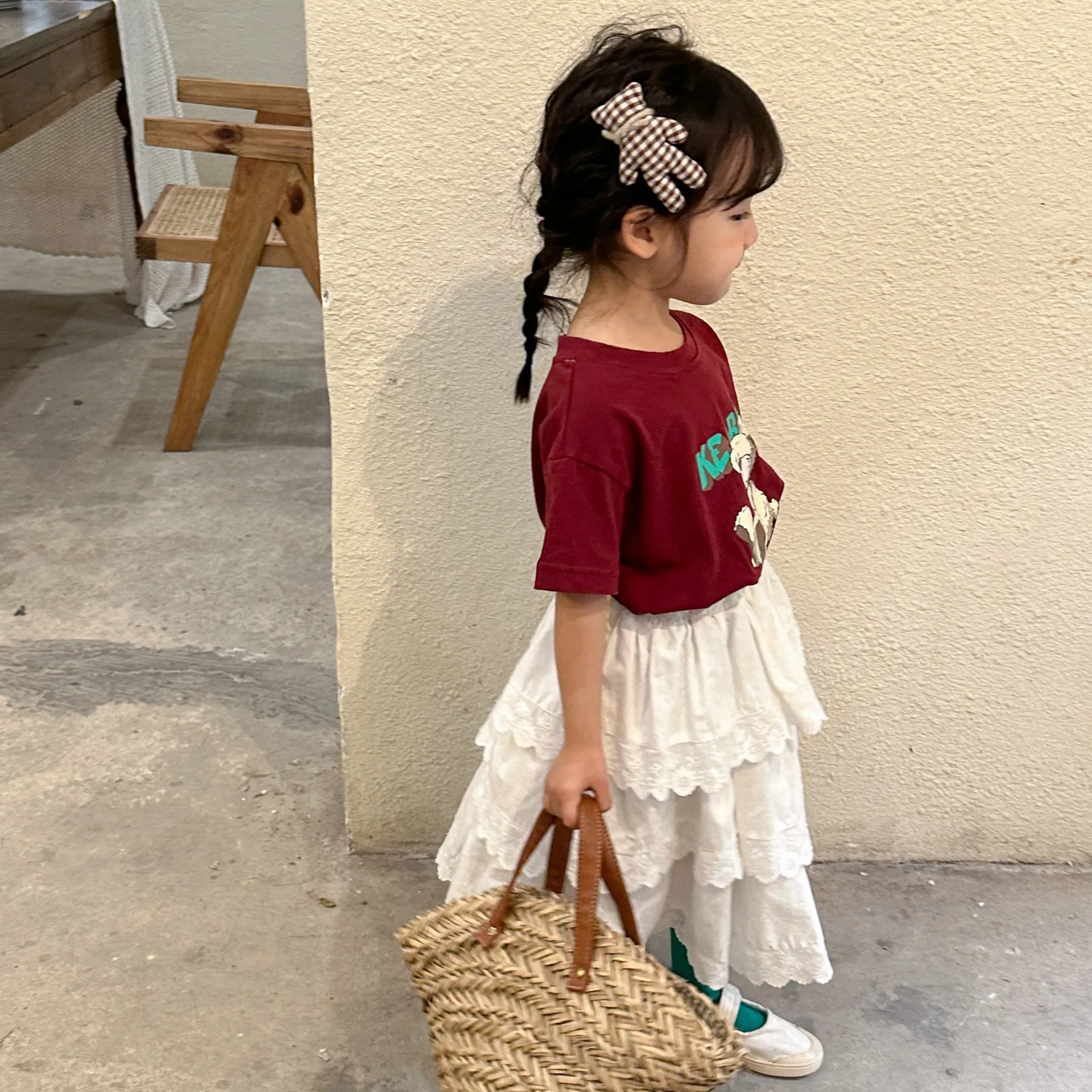 【80-150cm】おすすめ 大人気  スウィート  ガーリッシュ 清新 大振裾 女の子 スカート