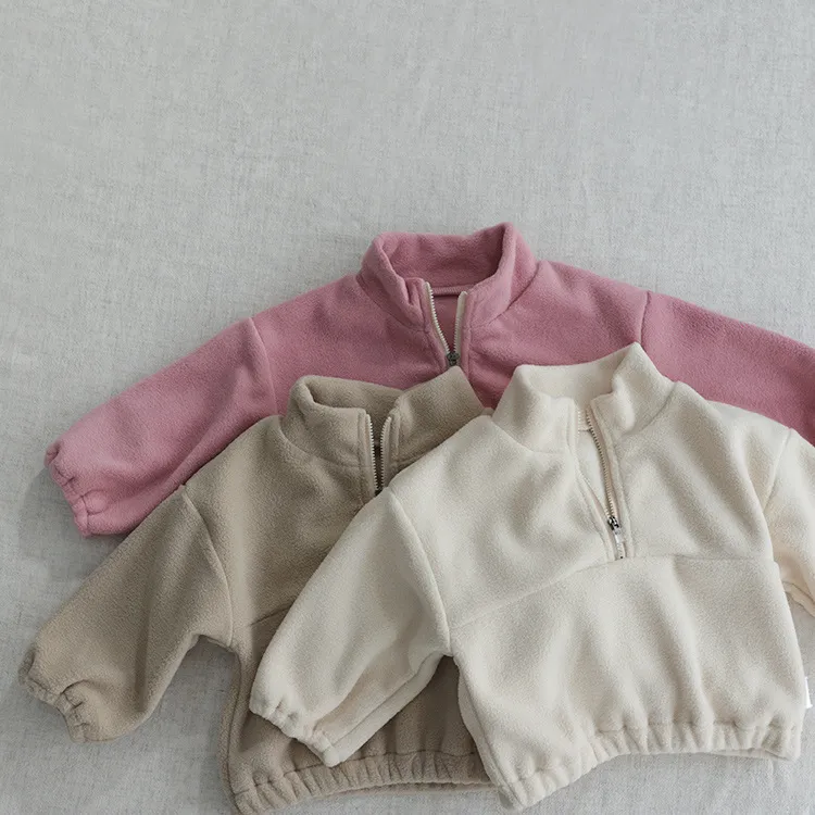【73-130cm】二点セット 人気商品 ファッション おしゃれ スタンドネック 多色選べる トレーナー+パンツ=セットアップ