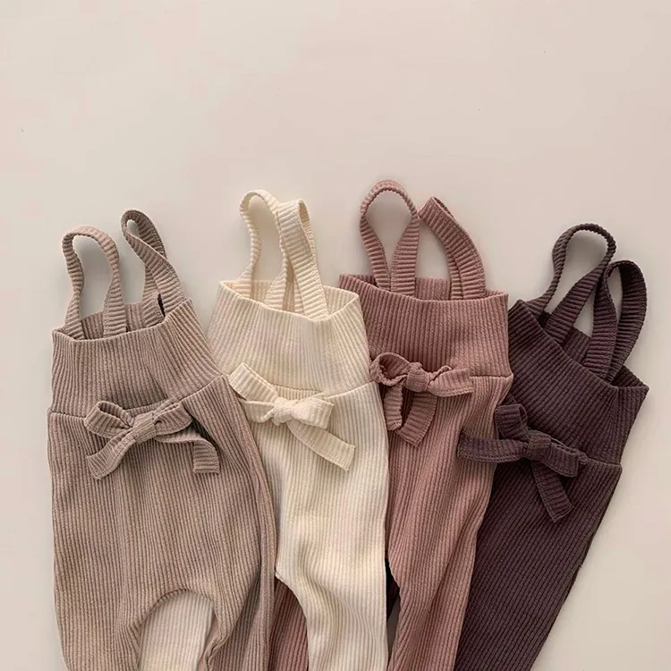 【66-90cm】超人気商品  おしゃれ ファッション 可愛い スウィート リボン付き ベビー ニット ストラップ