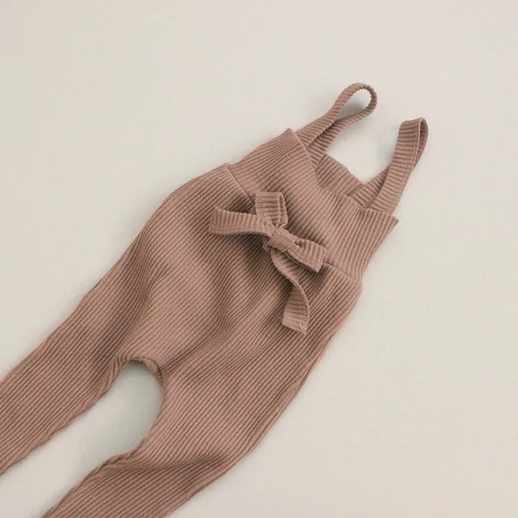 【66-90cm】超人気商品  おしゃれ ファッション 可愛い スウィート リボン付き ベビー ニット ストラップ