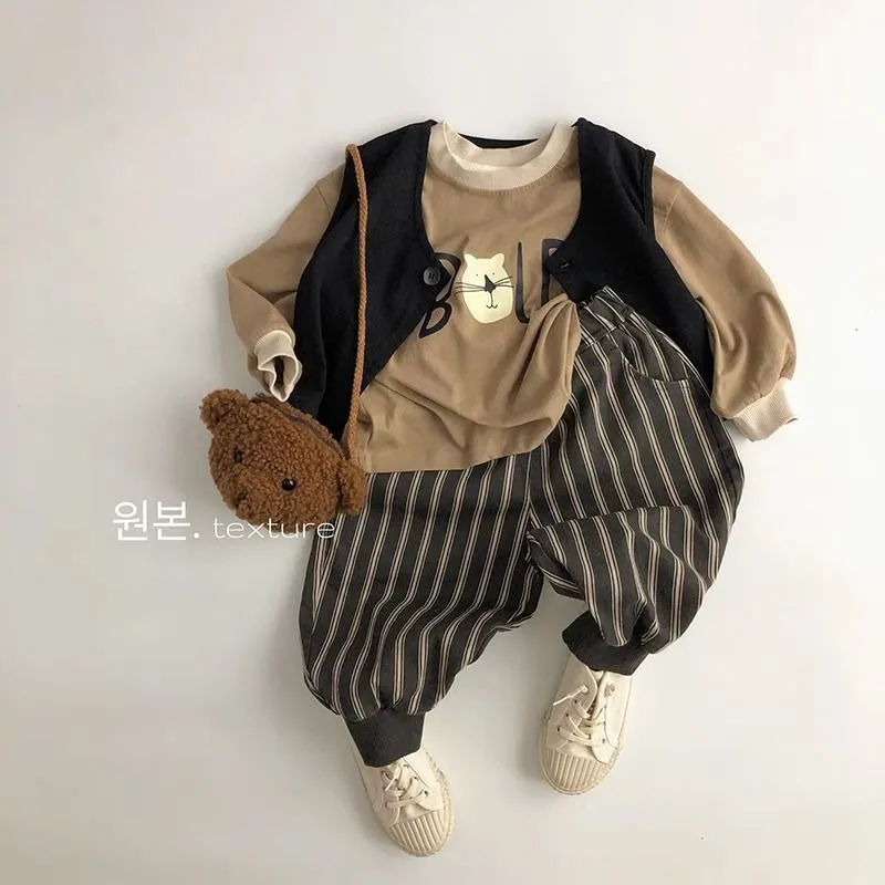 【80-130cm】超可愛い 売れ筋 やわらかい  合わせやすい  カートゥーン 男の子 女の子 長袖 Ｔシャツ