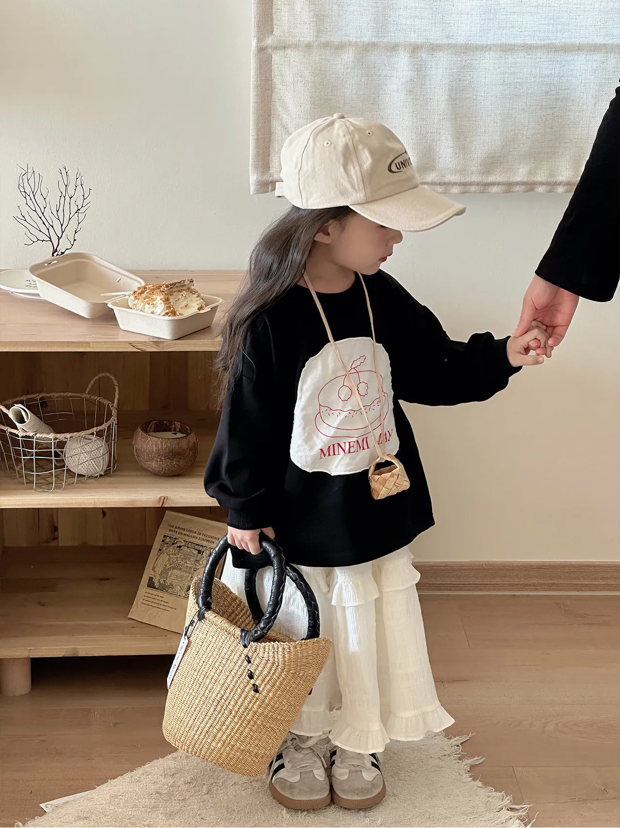 【90-140cm】毎日着たくなる 定番 清新 ins風   ガーリッシュ  スウィート  女の子 スカート