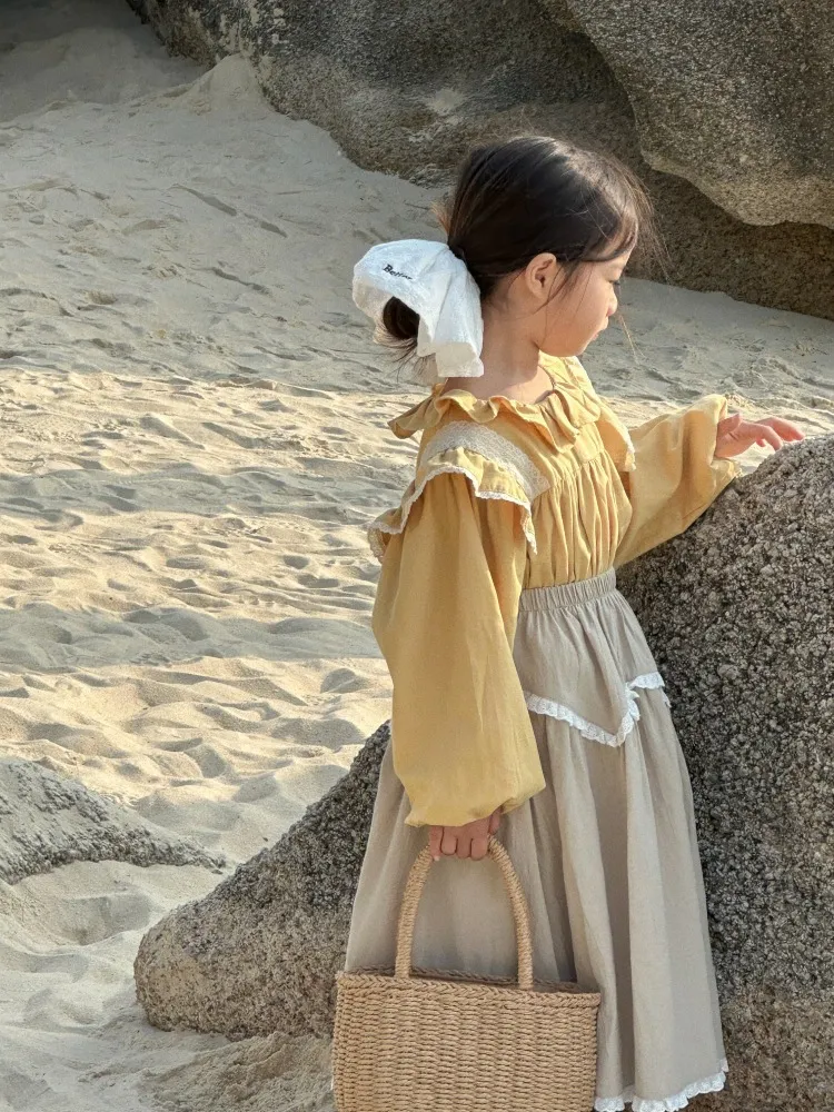 【90-140cm】絶対見逃さないで 清新 ins風  森ガール  高級感  合わせやすい  女の子 スカート