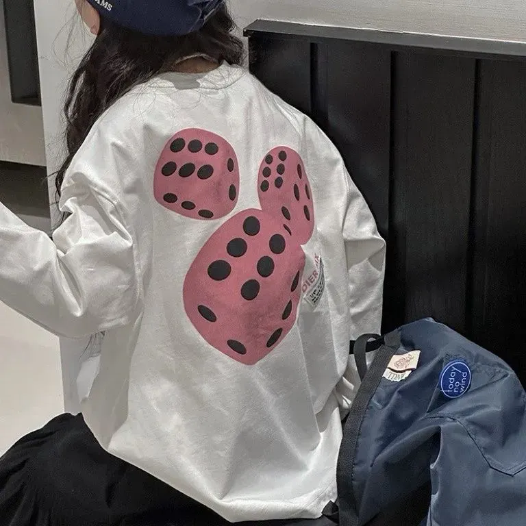 【100-160cm】人気商品 合わせやすい カジュアル カートゥーン 可愛い 女の子 長袖 Tシャツ
