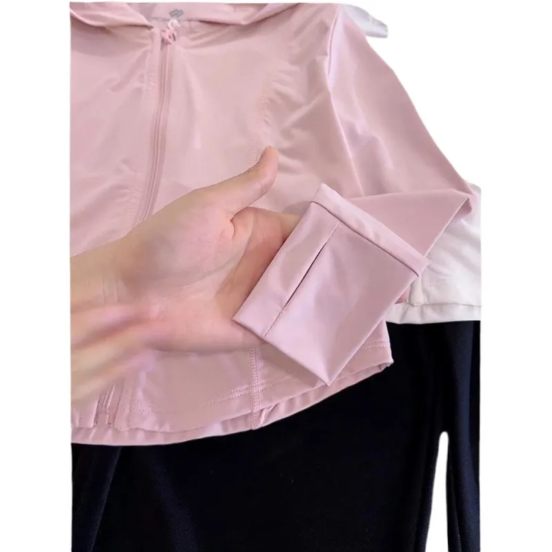 【100-150cm】超人気商品 シンプル 日焼け止め 清新 ナチュラル 合わせやすい 女の子 アウター