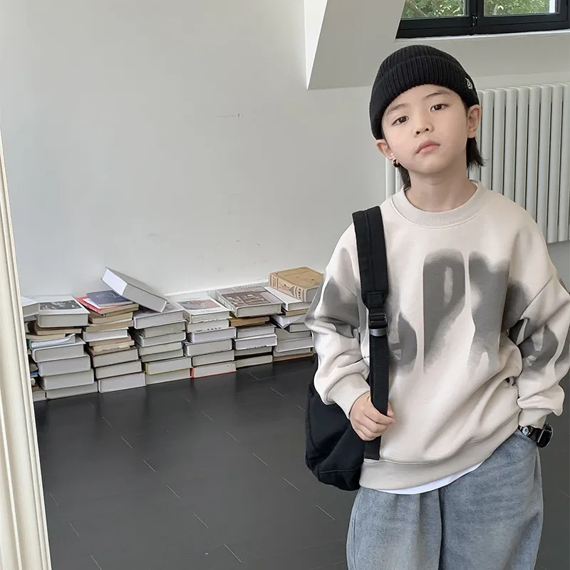 【120-170cm】超人気商品  ファッション クール   カジュアル  合わせやすい  個性 男の子 トレーナー