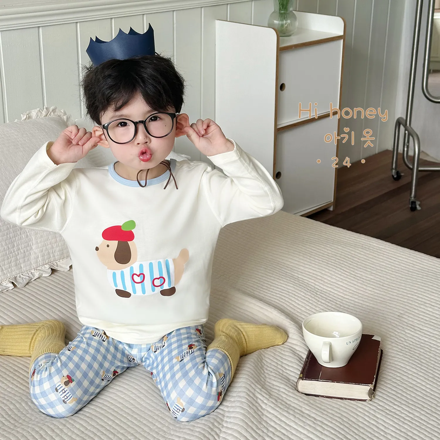 【80-120cm】超人気商品  秋新作  可愛い  キュート  カートゥーン 肌に優しい 男の子 女の子 パジャマ