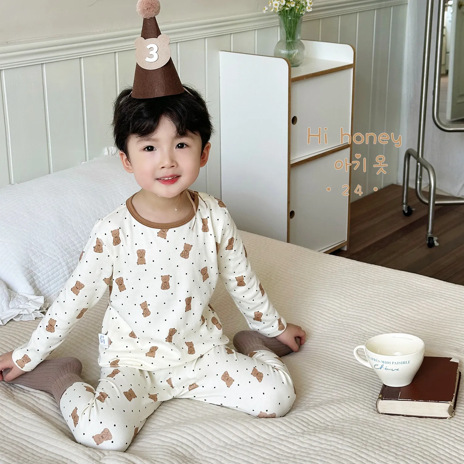 【80-120cm】超人気商品  秋新作  可愛い  キュート  カートゥーン 肌に優しい 男の子 女の子 パジャマ