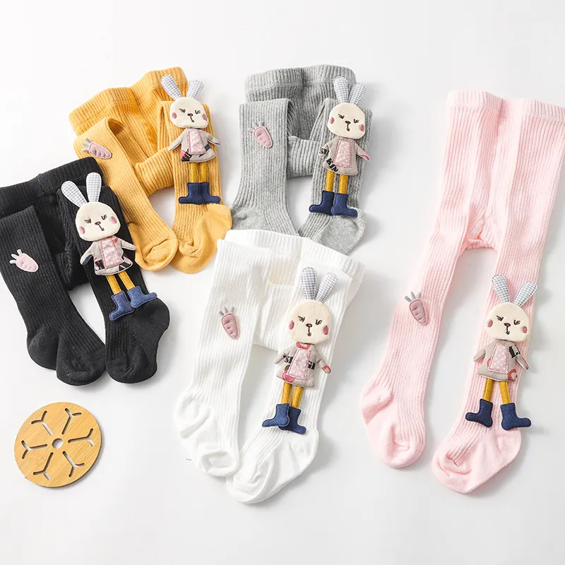 【50-130cm】超人気商品  超可愛い 履きやすい カートゥーン ウサギ柄 多色選べる ベビー 女の子 ボトムス レギンス