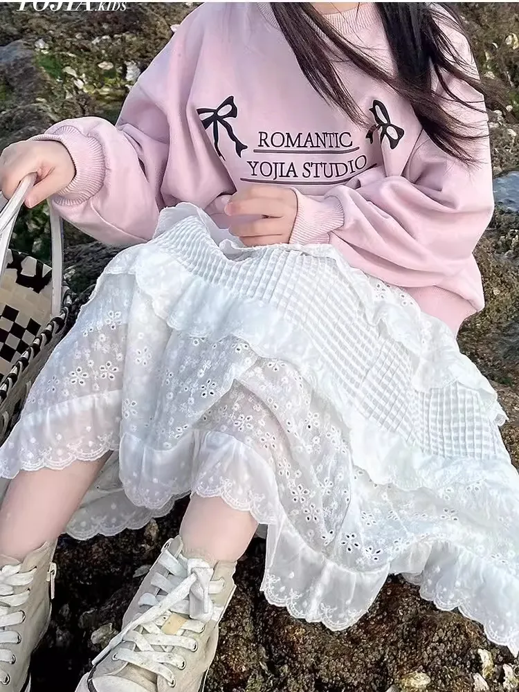 【100-150cm】おすすめ 毎日着たくなる 清新 ins風 スウィート きれいめ 女の子 スカート