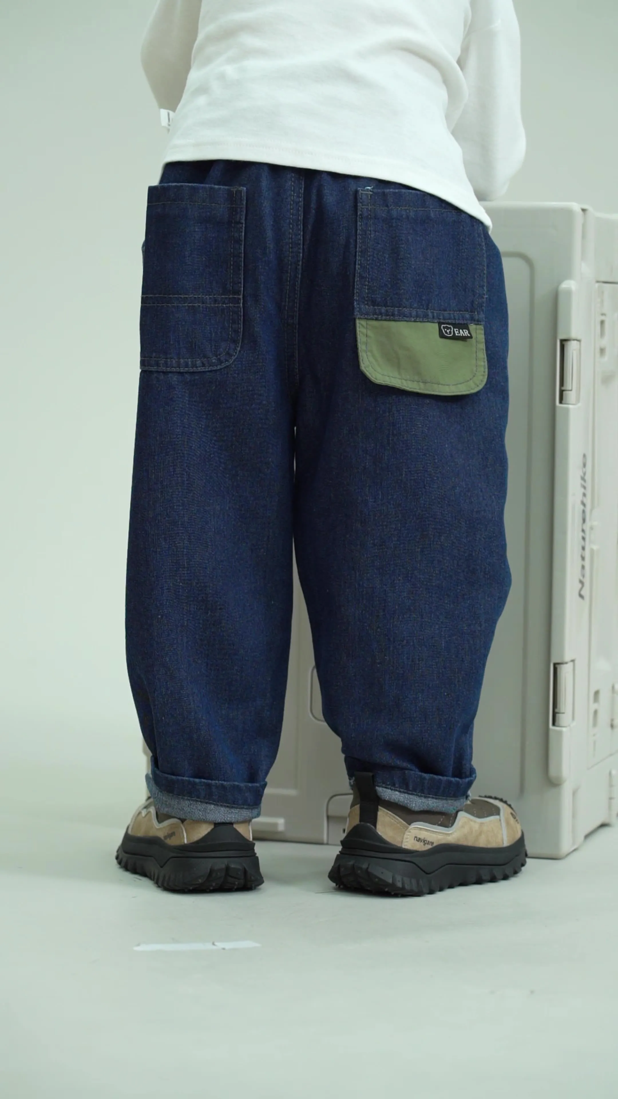 【90-150cm】元気いっぱい デニムパンツ 男の子 カジュアル カッコイイ 合わせやすい ボトムス