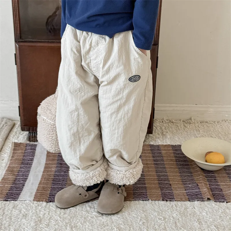 【80-130cm】長ズボン 男の子 女の子 暖い 防寒 シンプル 定番 大人気 カジュアルパンツ