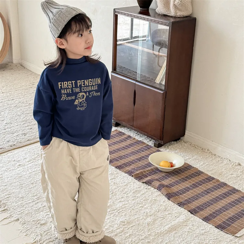 【80-130cm】長ズボン 男の子 女の子 暖い 防寒 シンプル 定番 大人気 カジュアルパンツ